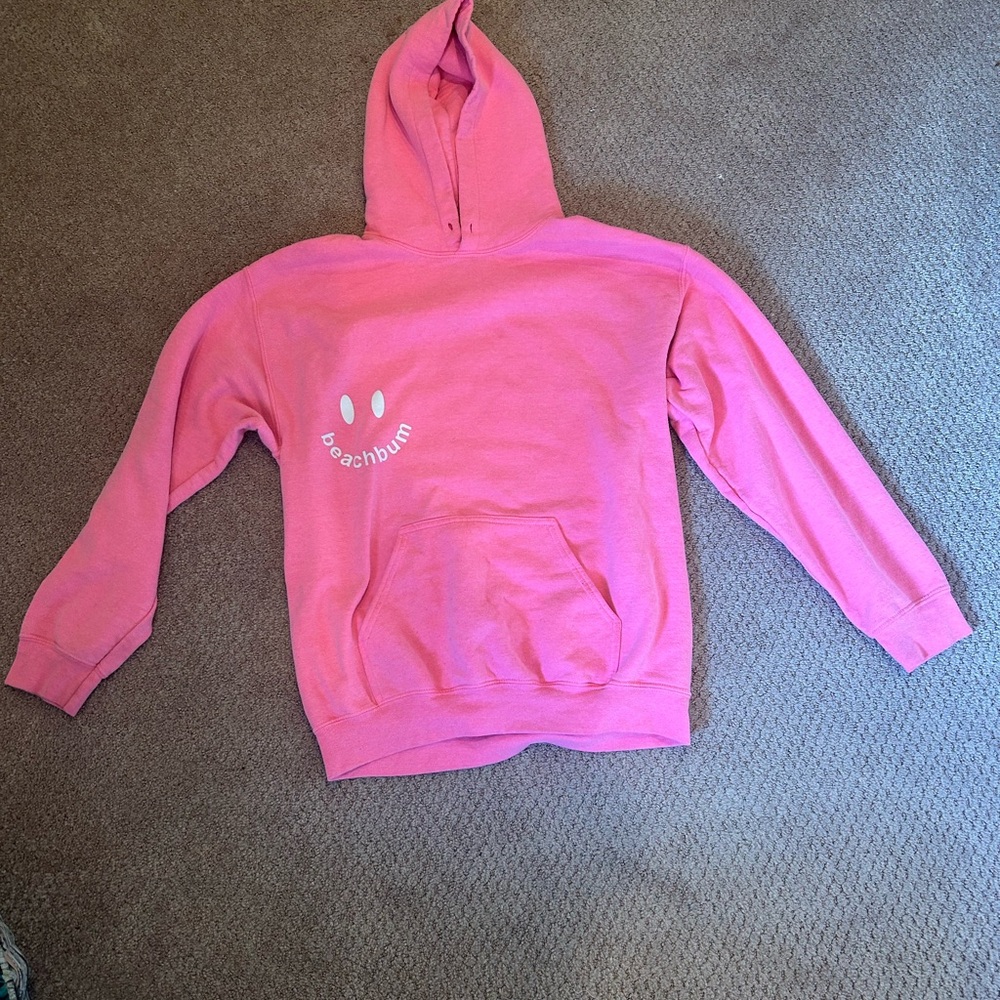Beach Bum Pink Hoodie